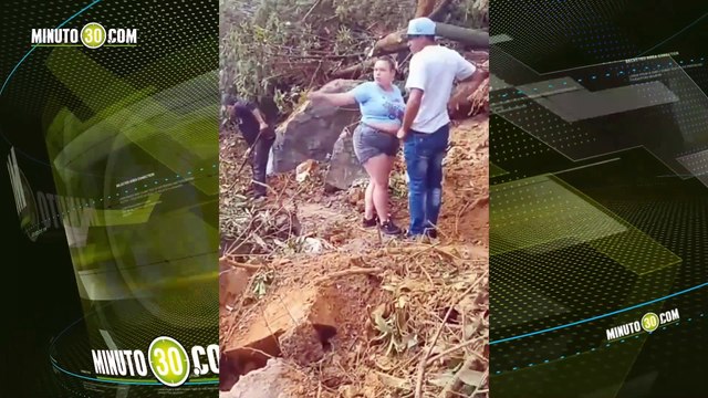 Desprendimiento de rocas destruye vivienda en el barrio Blanquizal de Medellín