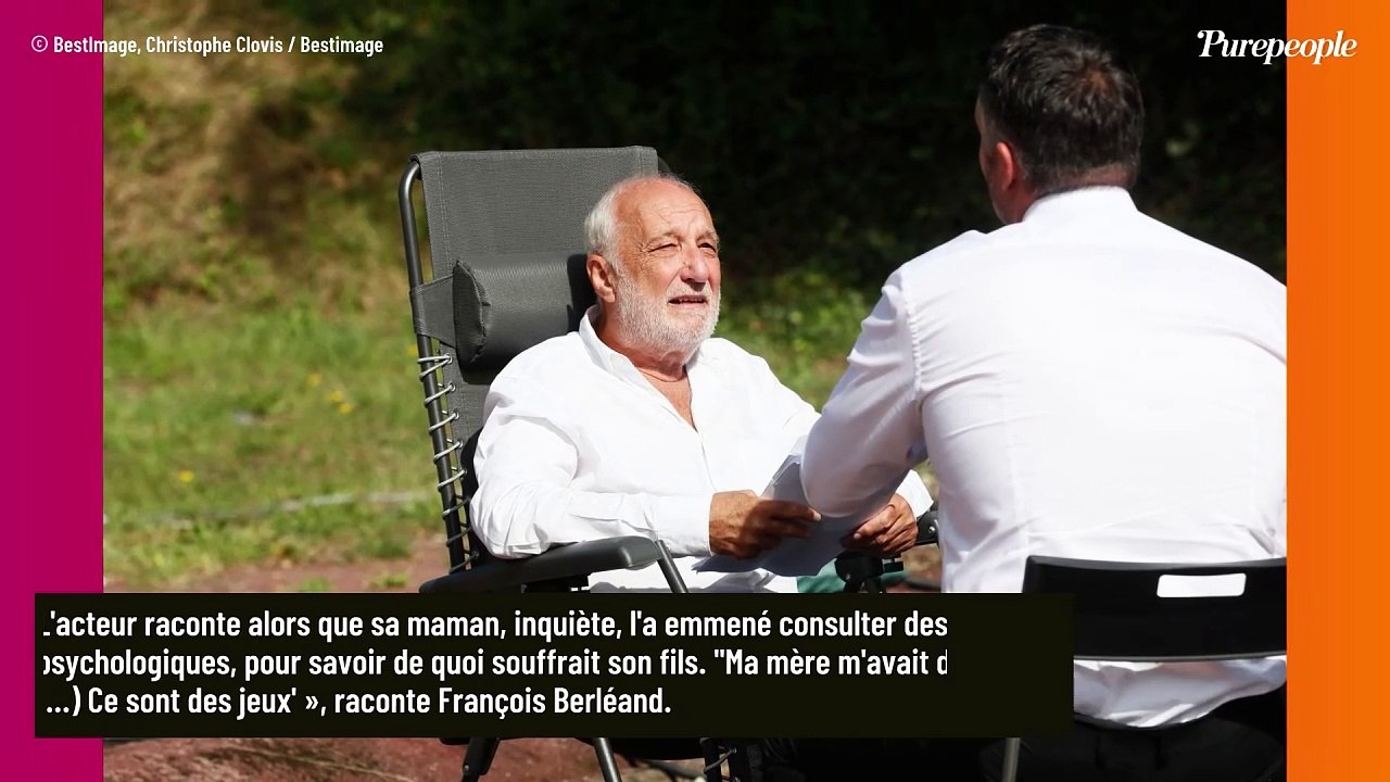 “C'est très drôle ce que j'ai pu me fabriquer dans ma tête” : François Berléand atteint de troubles psychiques, témoignage à coeur ouvert