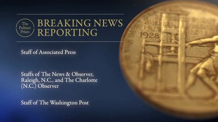 트럼프 관련 언론 보도들, 퓰리처상 휩쓸어 / YTN