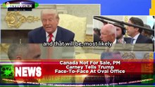 Canada Not For Sale, PM Carney Tells Trump Face-To-Face At Oval Office