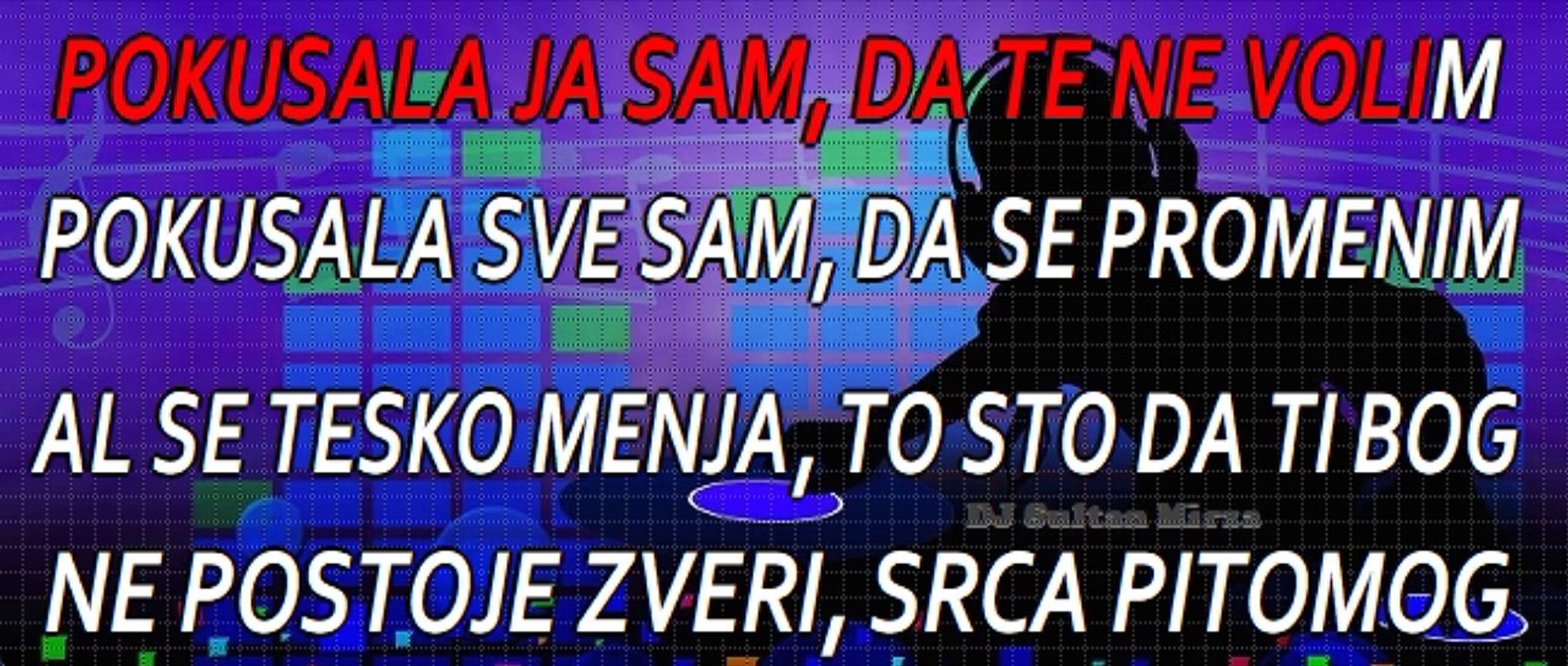 Za moje dobro - Tanja Savić (uživo karaoke)