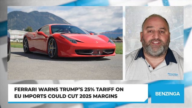 Ferrari Warns Trump’s 25% Tariff on EU Imports Could Cut 2025 Margins