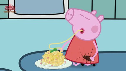 Escape From Cockroach _ Funny Peppa Pig Try Not To Laugh