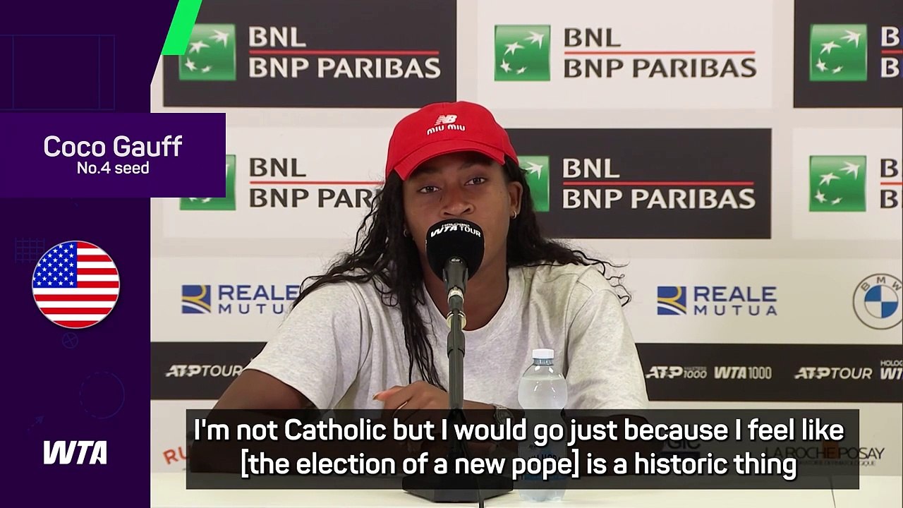 Culture, Catholicism and Fashion - Gauff enjoying European swing