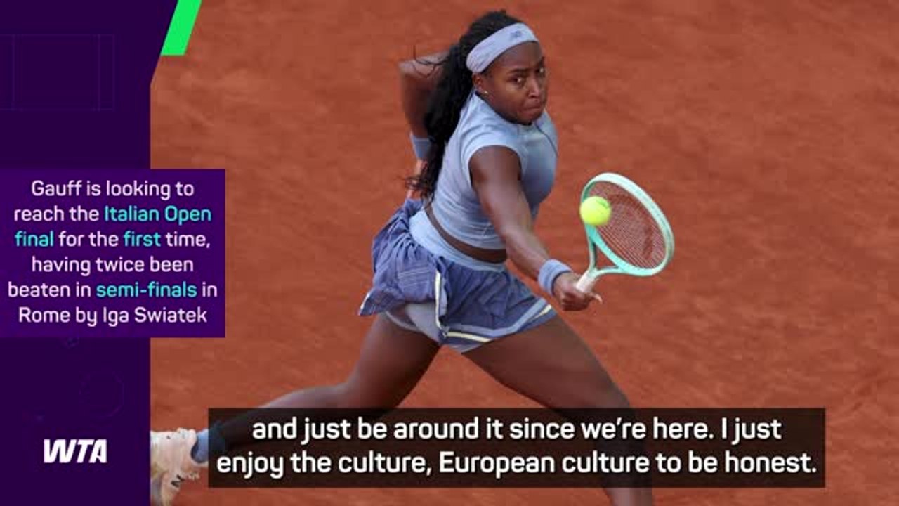 Culture, Catholicism and Fashion - Gauff enjoying European swing