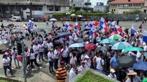 Miles marchan en Panamá contra presencia militar de EEUU y reapertura de mina