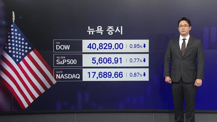 [뉴스START] FOMC 앞둔 뉴욕 증시 하락...관세 공포는 '그대로' / YTN
