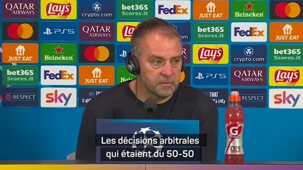Barcelone - Flick : "L'arbitre a tout sifflé en faveur de l'Inter"