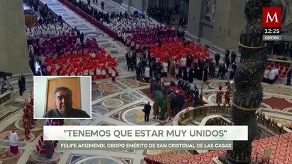 "Hay diferencias, pero es normal: Felipe Arizmendi nos comparte qué esperar del cónclave"