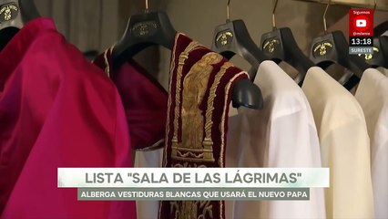 La 'Sala de Lágrimas', el lugar donde lloran los Papas recién elegidos, ya está lista