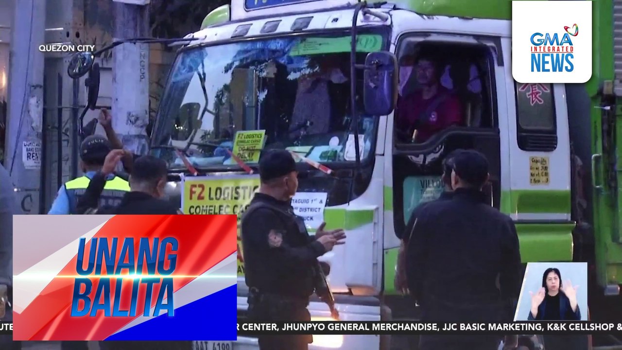 Comelec – Pag-deliver ng mga balota sa Metro Manila, nagpapatuloy | Unang Balita