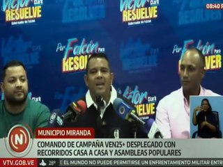 Candidato Víctor Clark: Cada calle de Falcón expresa su alegría para la victoria del 25-M