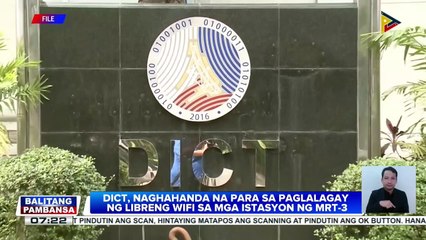 DICT, naghahanda na para sa paglalagay ng libreng WiFi sa mga istasyon ng MRT-3