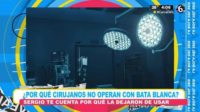 ¿Por qué los cirujanos no operan con bata blanca?