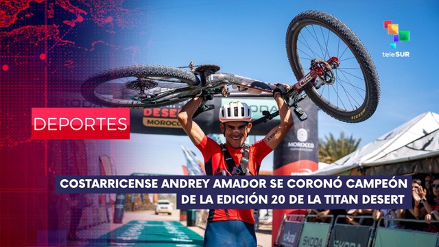 Andrey Amador campeón de 20ª Titan Desert Marruecos 2025 DEPORTES EDICIÓN CENTRAL 06-05-2025