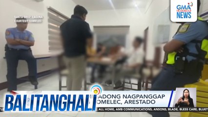 3 lalaki na aminadong nagpanggap na tauhan ng Comelec, arestado | Balitanghali