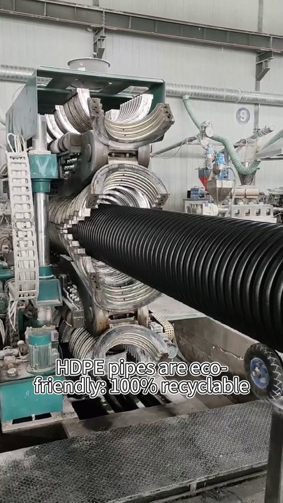Environmental Friendliness of HDPE Double Wall Corrugated Pipes