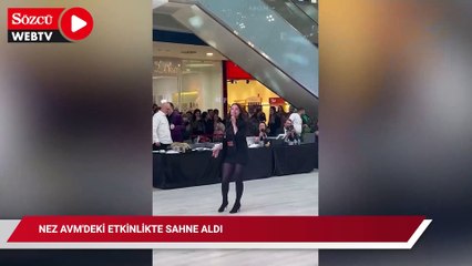 Nez AVM'deki etkinlikte sahne aldı