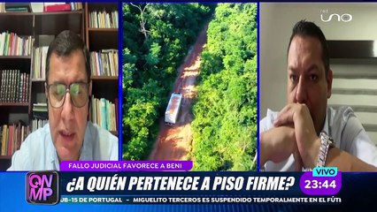 "Está en vigencia la ley de  1914 que define los límites entre Beni y Santa Cruz"