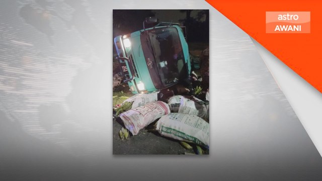 Seorang maut, dua cedera kemalangan dua lori di Lebuhraya Elite
