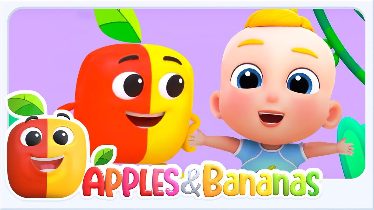 Play, Learn & Grow with Apples & Bananas | Download Now! Best App for Kids (ABCs, Rhymes, Cartoons)