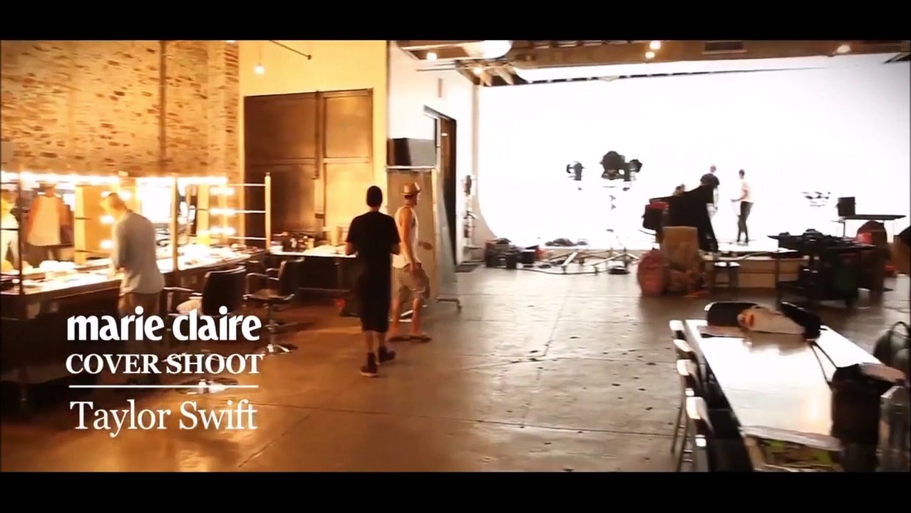 【字幕】Taylor Swift - Marie Claire UK Photoshoot_Behind The Scene 2012.09