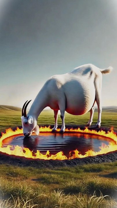 Goat fell into a well of fire and was rescued by the fire brigade 😭 #goat #animals #firebrigade😱 #facebookviral #foryouシ #BunnyAdventure #trend #amazingfacts #animation #indian #bestoftheday #trending #explore  #cartoon #Amazing #shorts #AI #duck