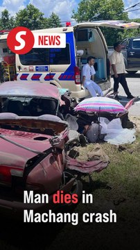 Man killed in car-lorry collision in Machang