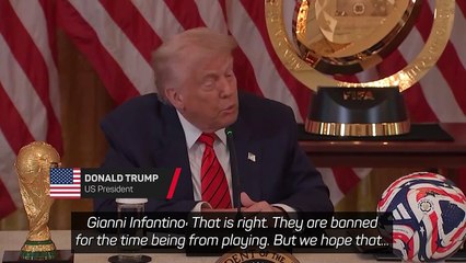 Trump surprised to learn Russia banned from international football