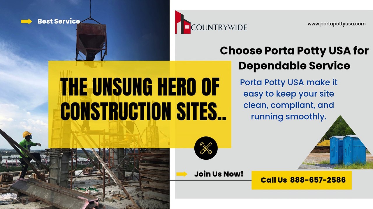 The Unsung Hero of Construction Sites.. The Standard Restroom | Countrywide Rental