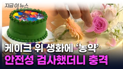 친구·부모님 주려고 제작한 케이크가...억장 무너지는 성분 검출 [지금이뉴스]  / YTN