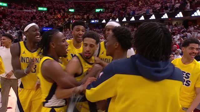 Last-second Haliburton three puts Pacers in command against Cavs