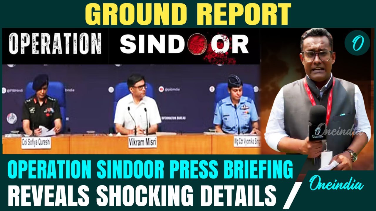 Oneindia at Operation Sindoor Briefing: Pakistan Terror Exposed in Pahalgam Attack, Mock Drills,More