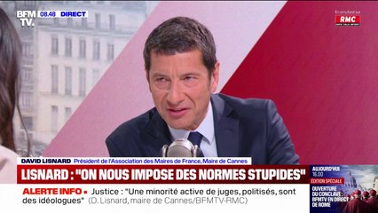 "Contribution modeste" pour les collectivités locales: "Trop d'impôts tue le contribuable", estime David Lisnard