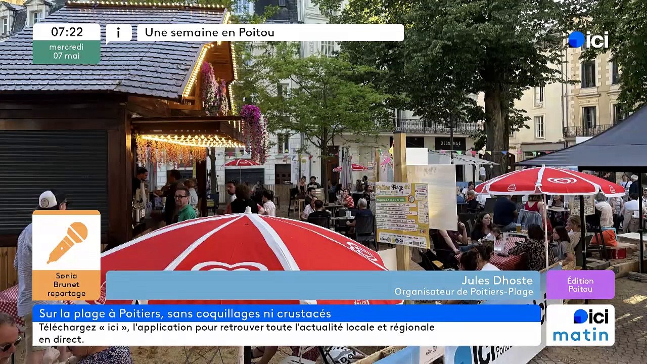 07/05/2025 - ici matin par ici Poitou en vidéo