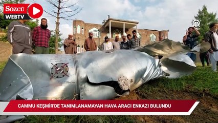 Cammu Keşmir'de tanımlanamayan hava aracı enkazı bulundu