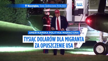 Tysiąc dolarów dla migranta za opuszczenie Stanów Zjednoczonych