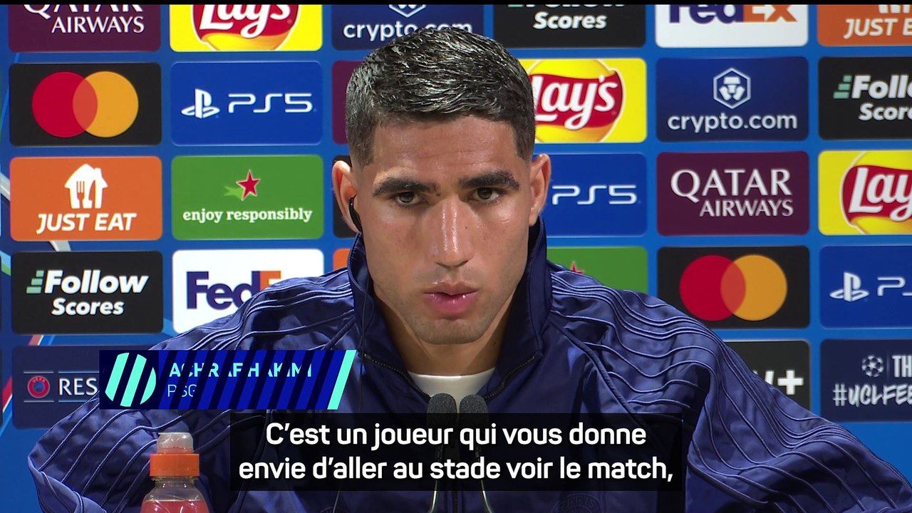 Achraf Hakimi : Dembélé "un génie avec le ballon qui peut changer le cours du match"