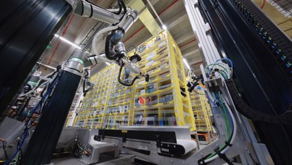 'Robotics 2.0': Amazon reveals new Vulcan robots with sense of touch set to 'transform' packing operations