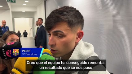 Las quejas de Pedri por el arbitraje en zona mixta