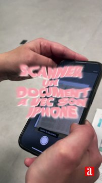 Comment scanner un document avec son iPhone sans application