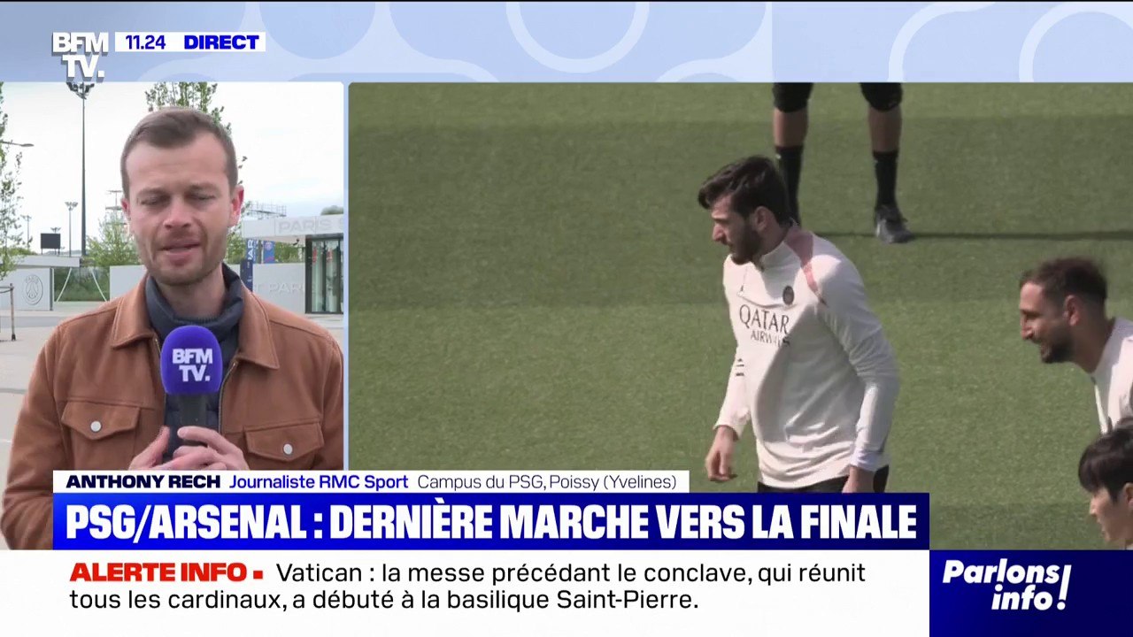 PSG/Arsenal: les Parisiens confiants après leur victoire en match aller