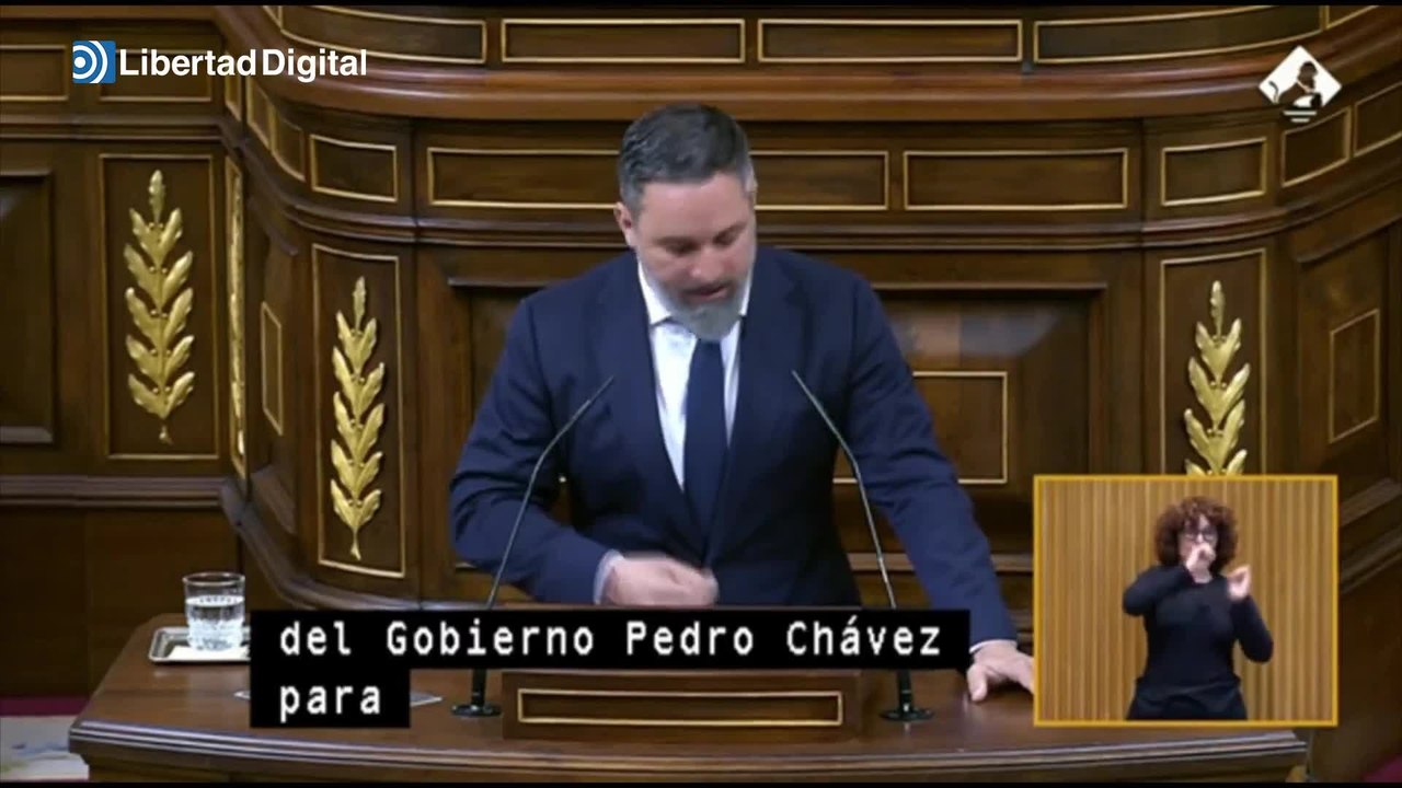 Abascal pide la dimisión de "Pedro Chávez": "Han muerto cinco españoles a consecuencia del apagón"