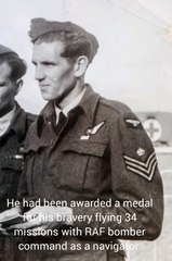A Sheffield VE Day story: Flt Sgt Jack Ward DFM, RAF, awarded a medal for his WW2 war service in bombers