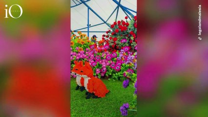 Un giardino fatto solo di LEGO: la nuova meraviglia in Malesia