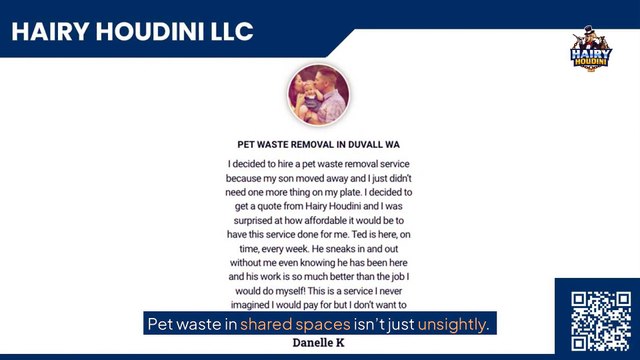 Pooper Scooper Service for Commercial Properties - Hairy Houdini LLC - Carnation, WA - (425) 202-5189