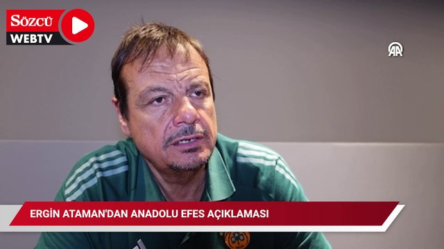 Taraftara kızıp salonu terk etmişti! Ergin Ataman'dan Anadolu Efes açıklaması