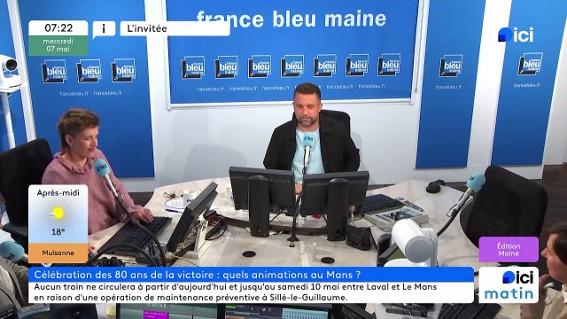La fête populaire au Mans 80 ans après la fin de la seconde Guerre Mondiale