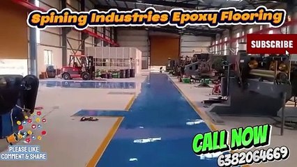 How Much does it Cost to Industrial Epoxy Flooring 1000 Sq.mt for Spinning Industry
