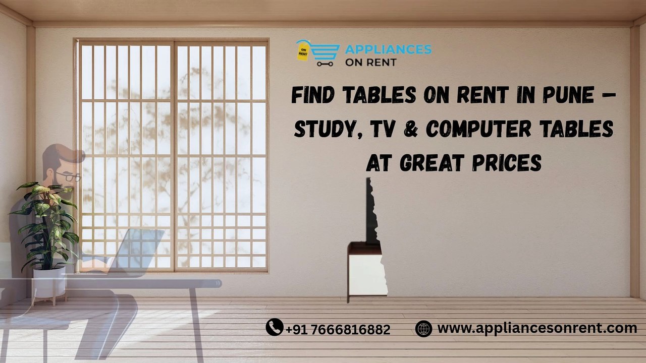 Find Tables on Rent in Pune – Study, TV & Computer Tables at Great Prices